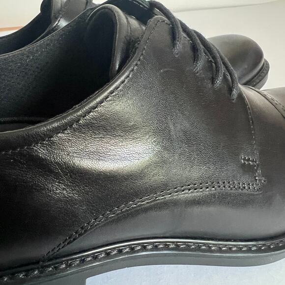 Ecco Vitrus III Cap Toe Oxford Black Leather Shoes Men Size 42 EU main image 8